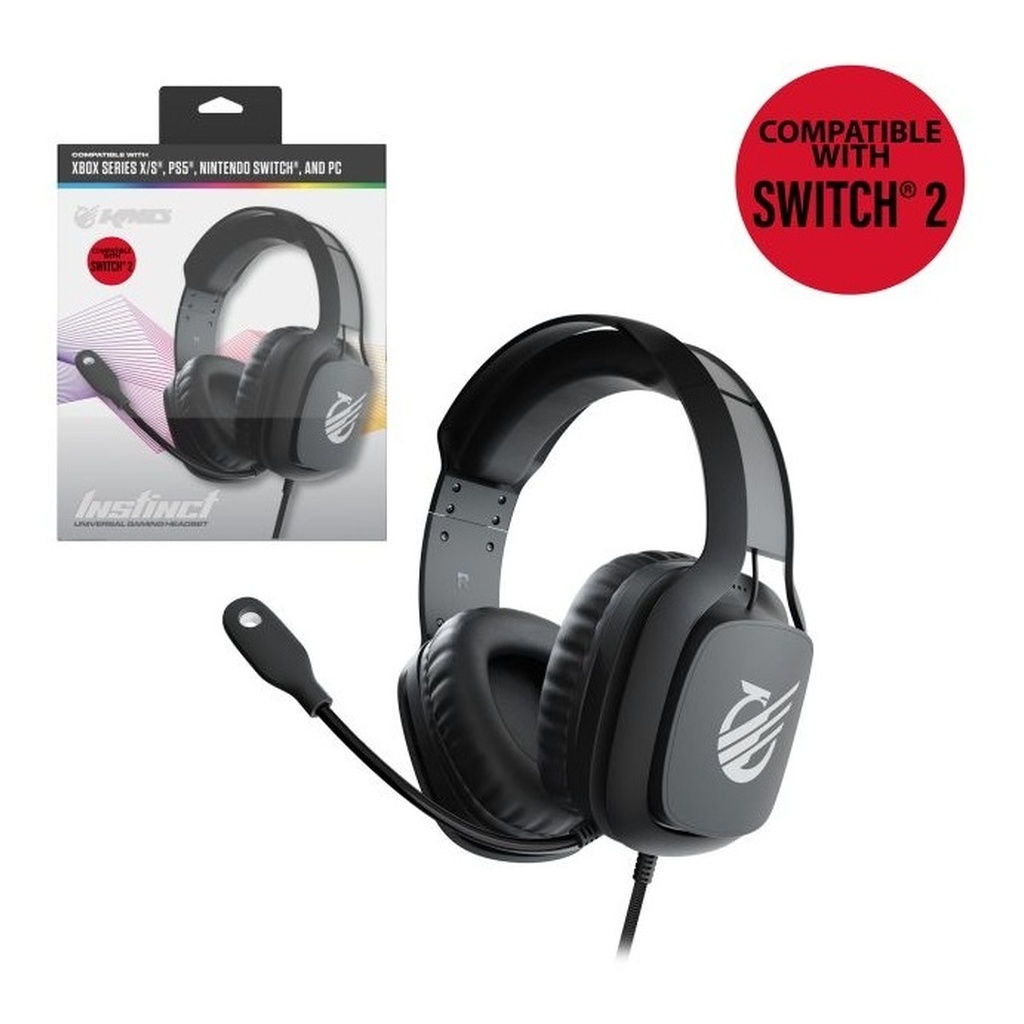 INSTINCT Deluxe Wired Universal Headset - Black