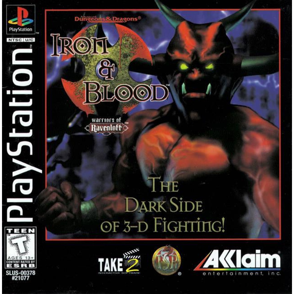 PS1U-Advanced Dungeons & Dragons Iron and Blood
