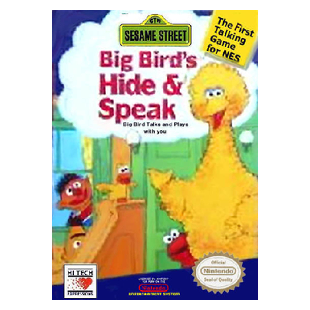 NESU-Big Bird's Hide & Speak (CARTRIDGE ONLY)