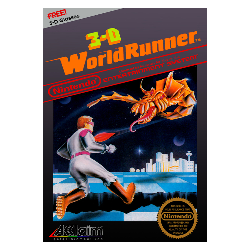 NESU-3-D WorldRunner (CARTRIDGE ONLY)