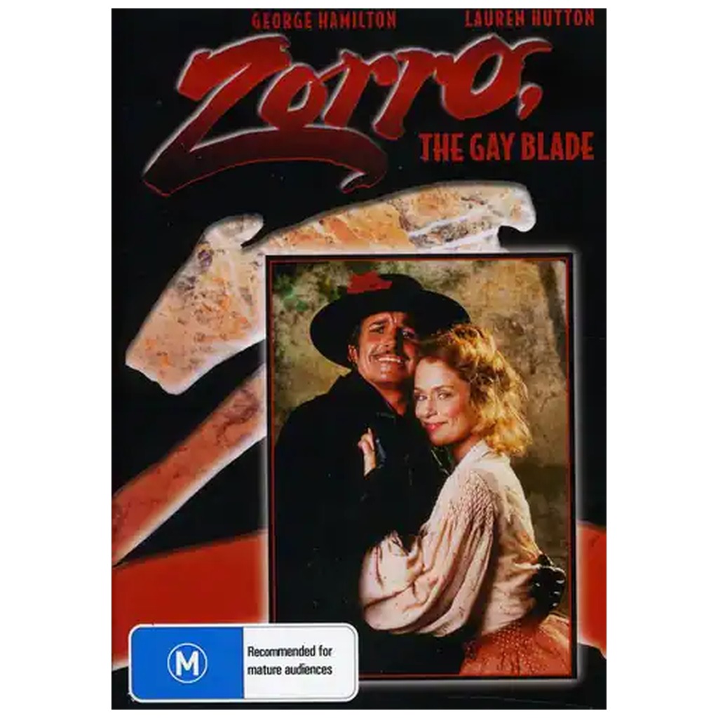 Zorro, the Gay Blade (Australian Import, Region 0) DVD