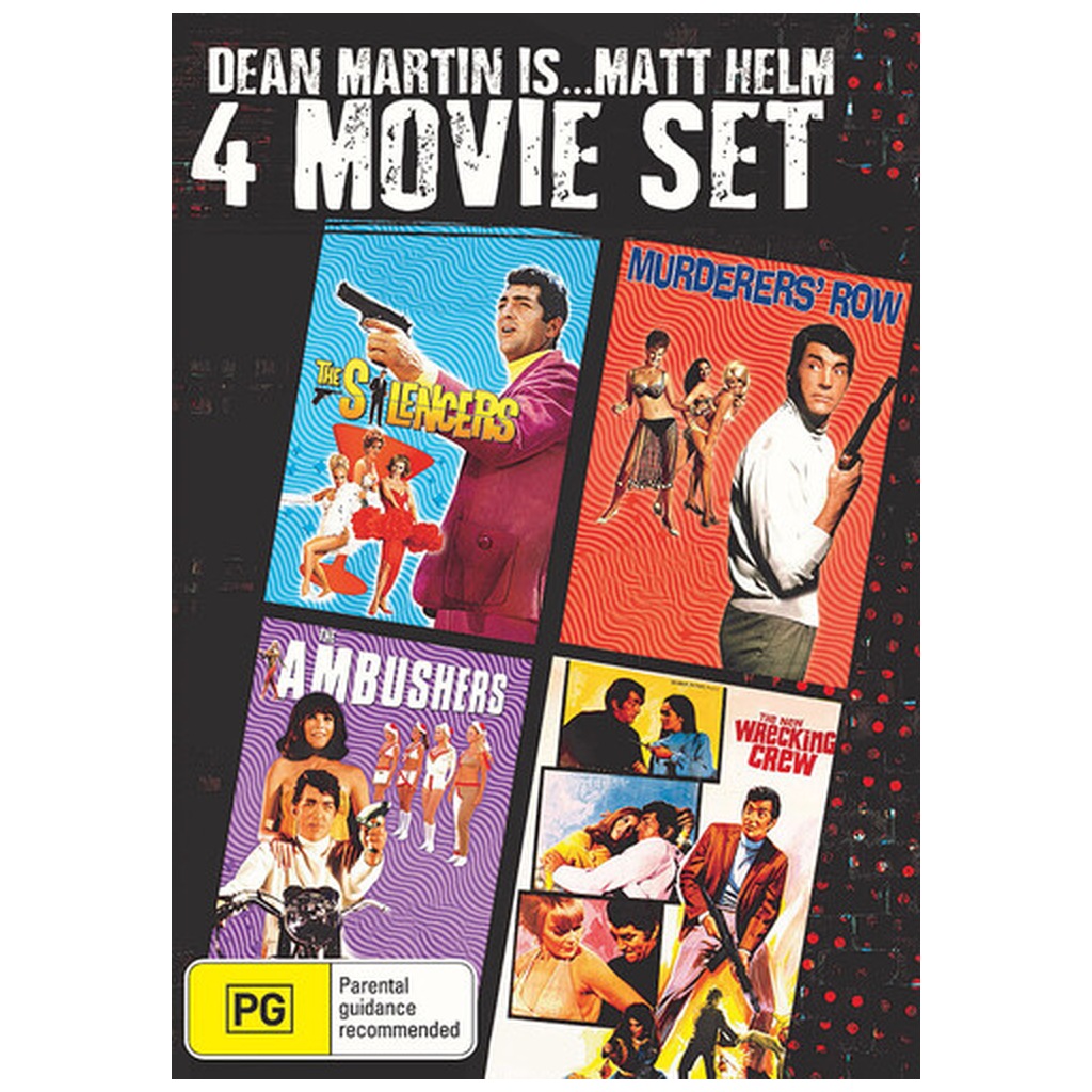 Dean Martin Is... Matt Helm: 4-Movie Set (Australian Import, Region 0) DVD