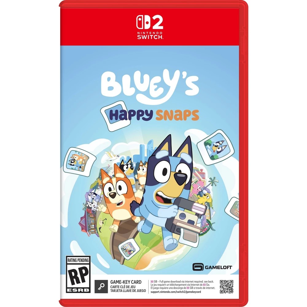 SWITCH2-Bluey's Happy Snaps (Game-Key Card)