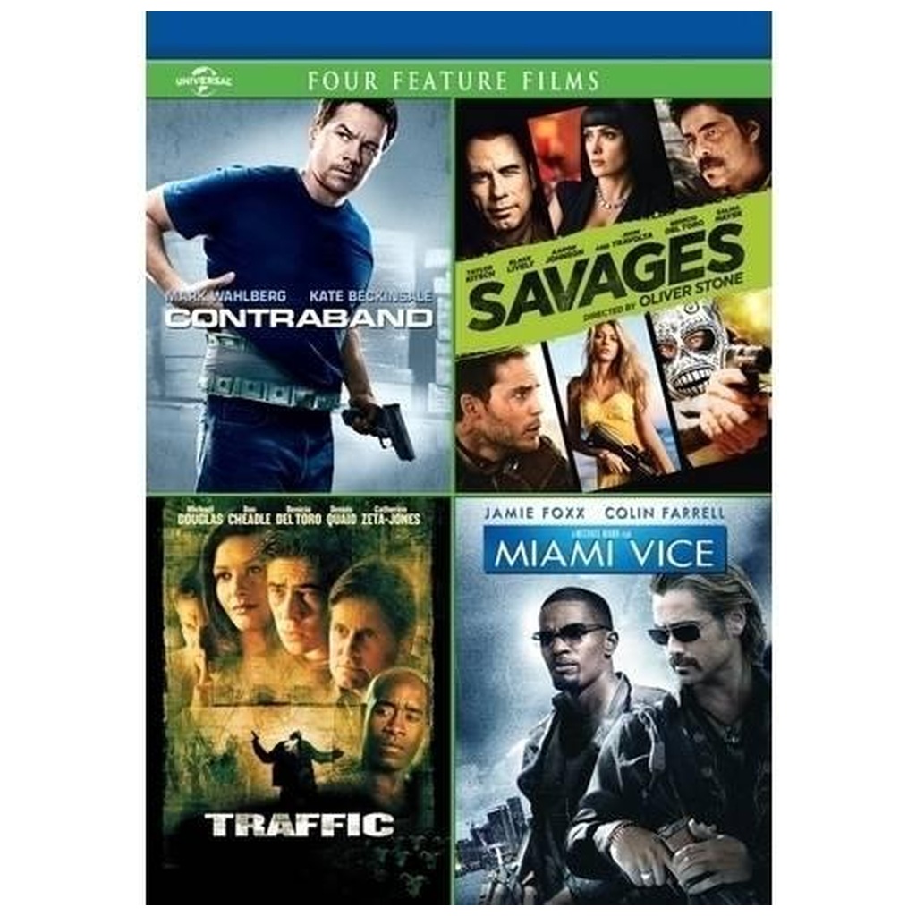 Contraband / Savages / Traffic / Miami Vice (4-Movie Collection) DVD