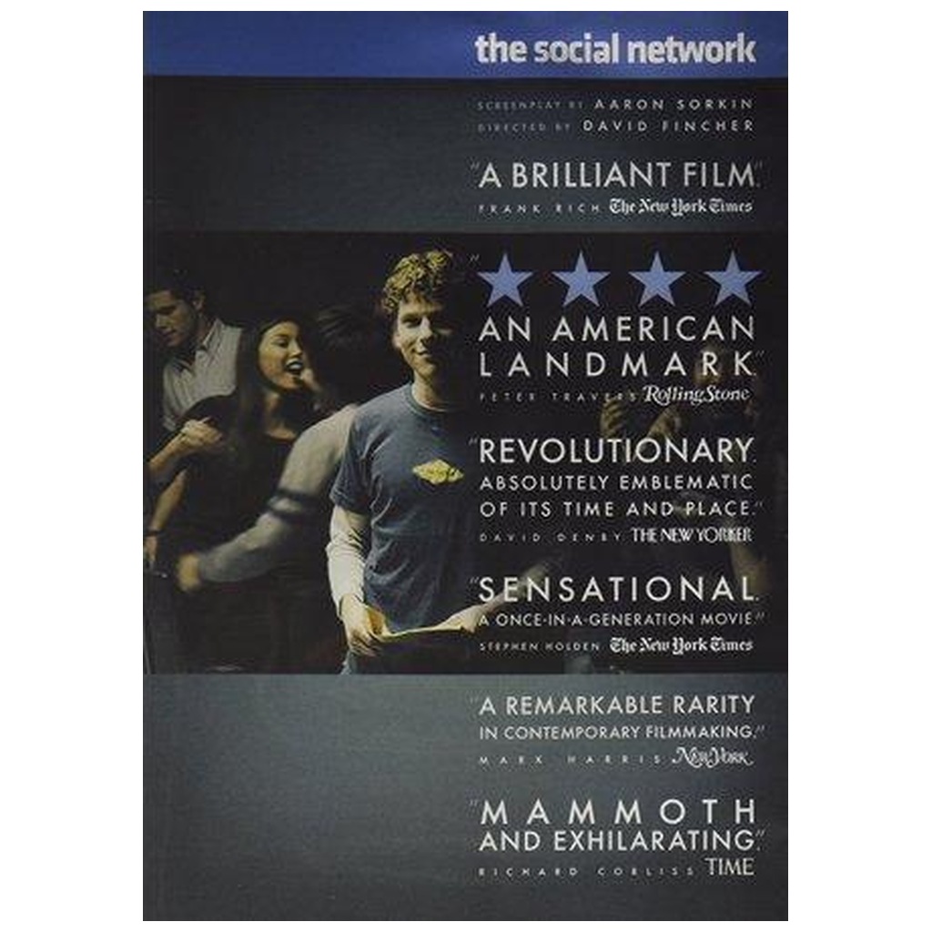 The Social Network (Single-Disc Rental Edition) DVD