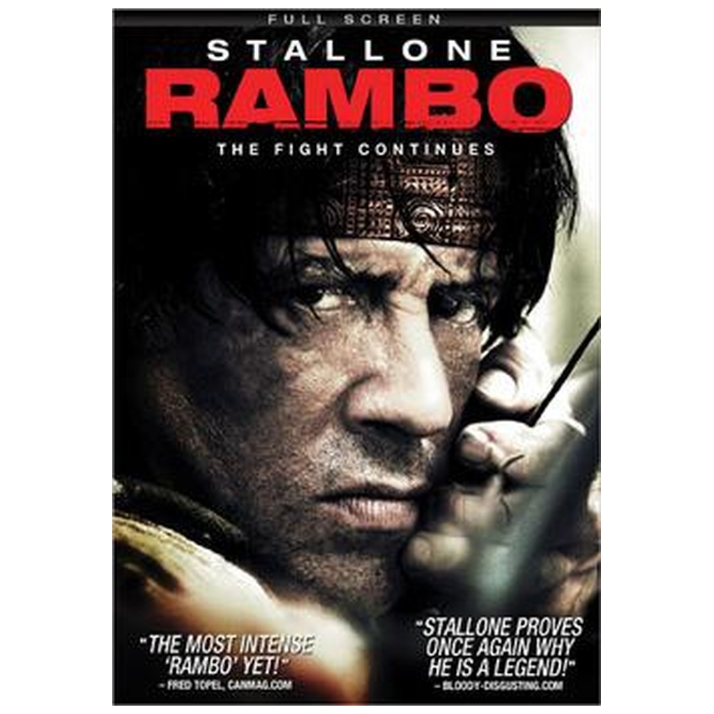Rambo (2008, Full Screen) DVD