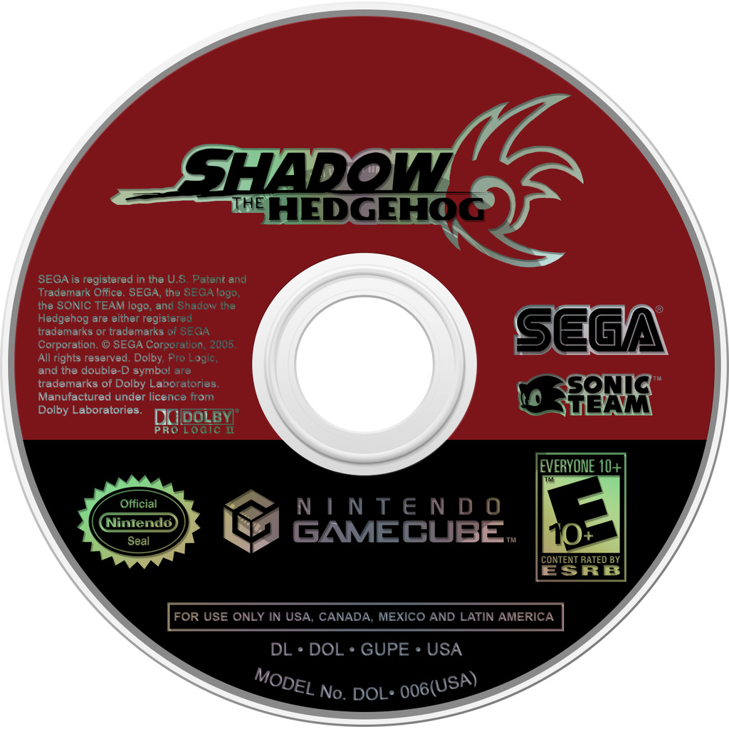 GCU-Shadow the Hedgehog (Disc Only)