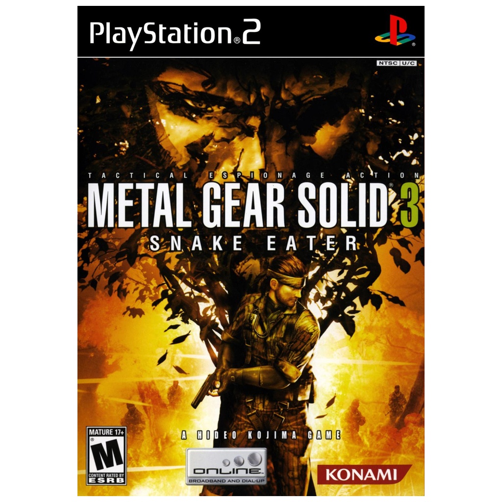 PS2U-Metal Gear Solid 3 Snake Eater (CIB)