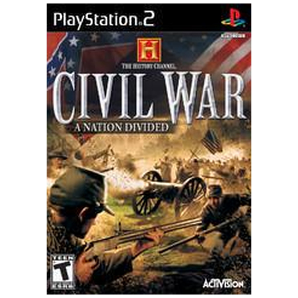 PS2U-History Channel Civil War A Nation Divided (No Manual)
