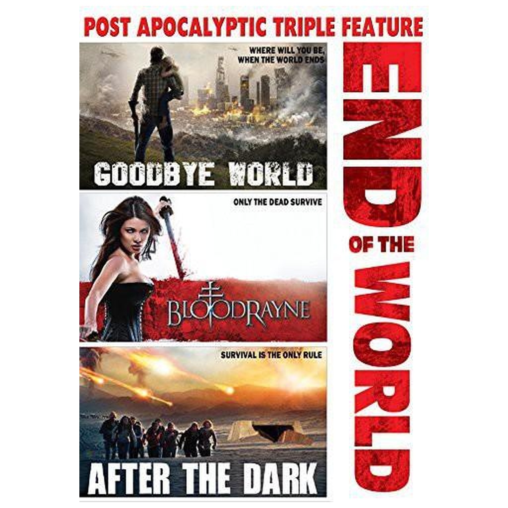 End of the World Triple Feature: Goodbye World / BloodRayne / After the Dark DVD