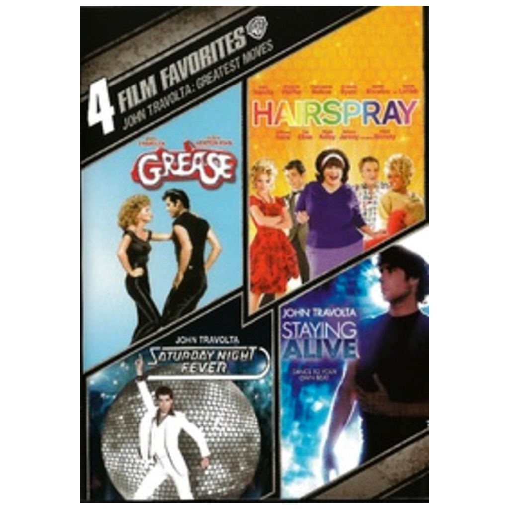 Saturday Night Fever / Staying Alive / Grease / Hairspray: 4-Movie Collection DVD