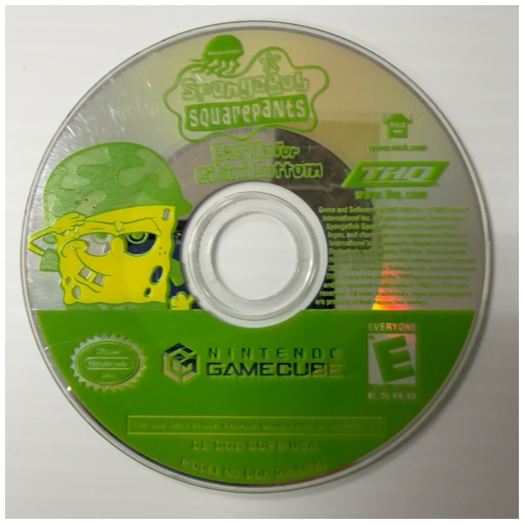 GCU-SpongeBob SquarePants Battle for Bikini Bottom (DISC ONLY)