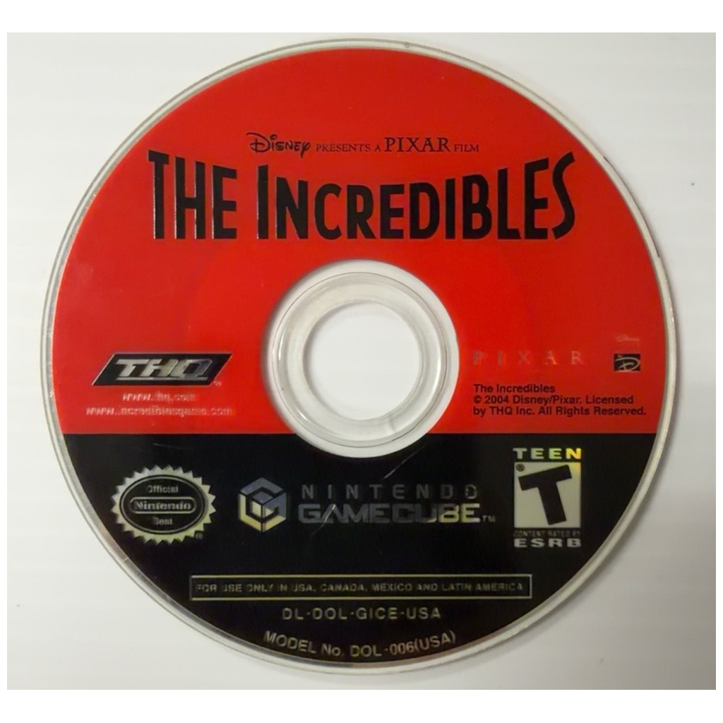 GCU-The Incredibles (DISC ONLY)