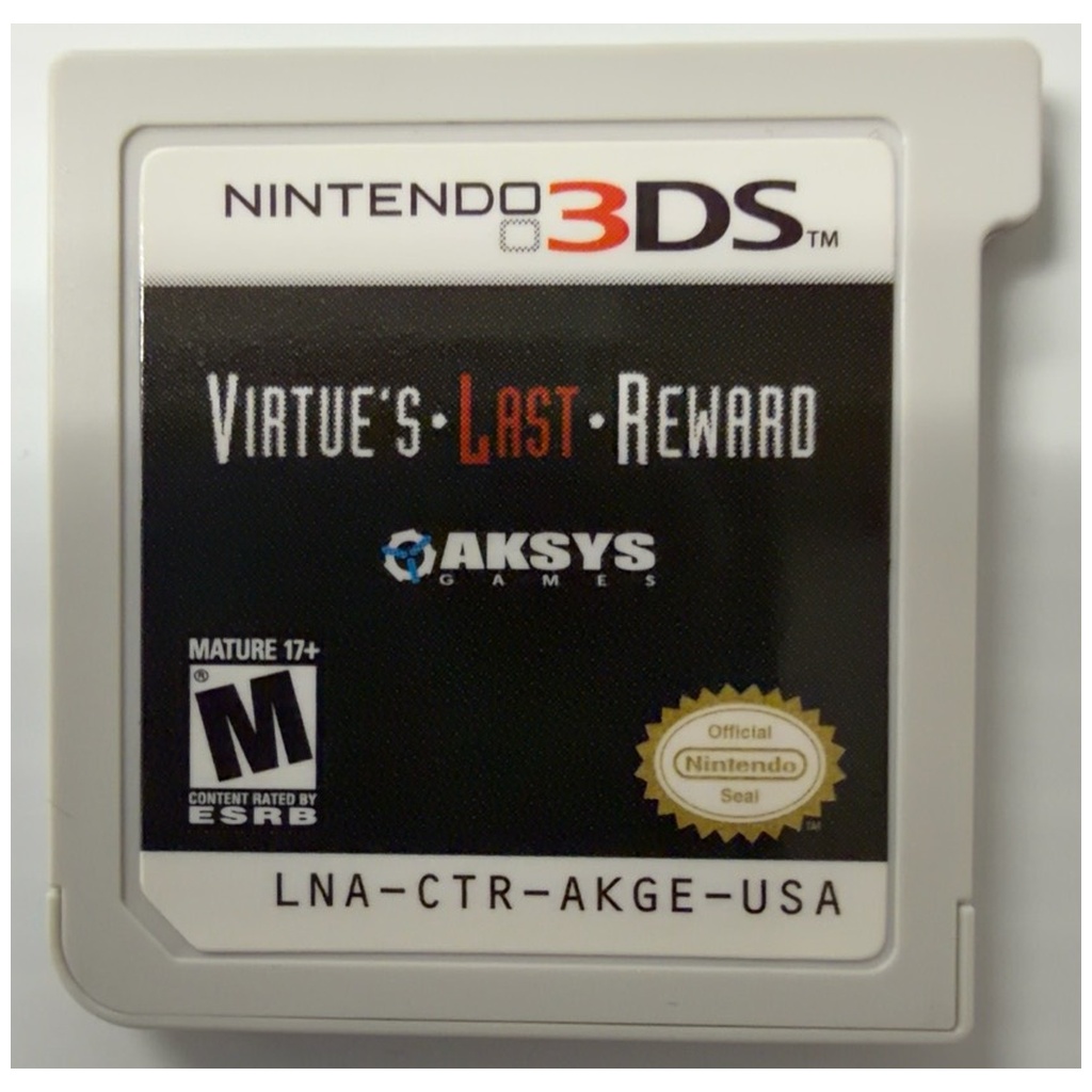 3DSU-Zero Escape: Virtues Last Reward (DISC ONLY)
