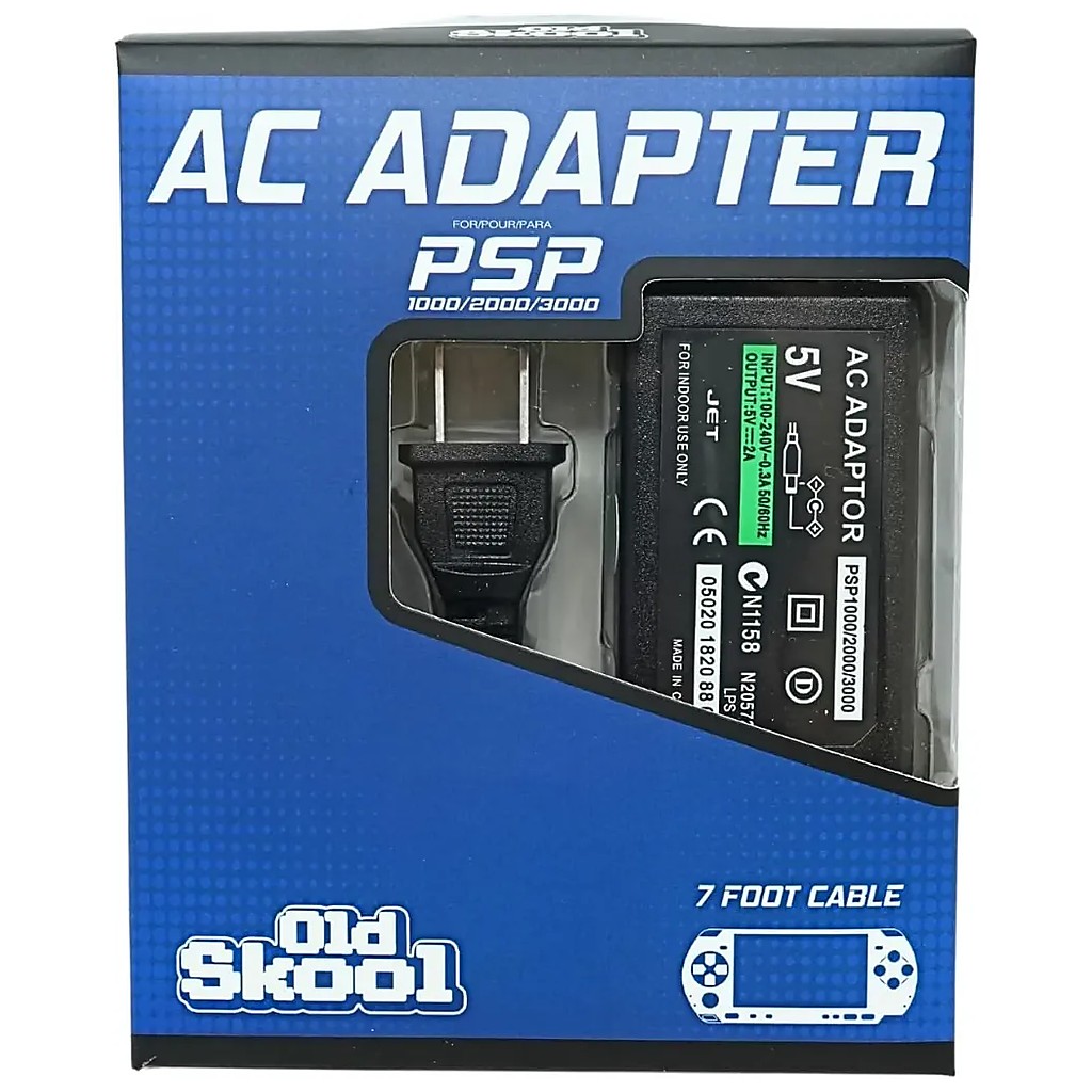 [210000000720] PSP 3000/ PSP 2000/ PSP 1000 AC ADAPTER