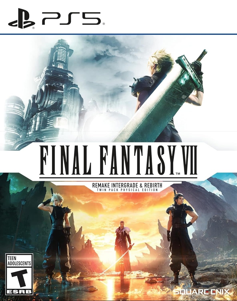 PS5-FINAL FANTASY VII REMAKE INTERGRADE & REBIRTH TWIN PACK