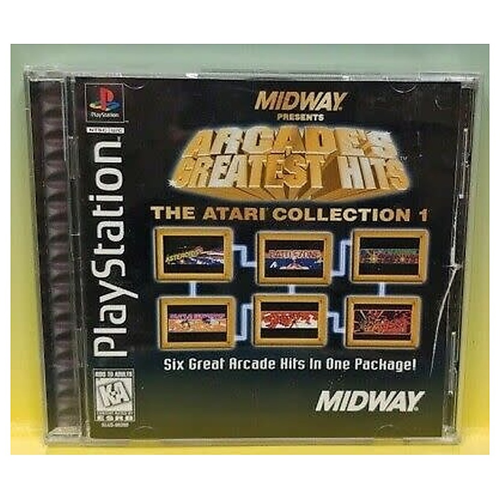 PS1U-MIDWAY ARCADES GREATEST HITS THE ATARI VOL 1