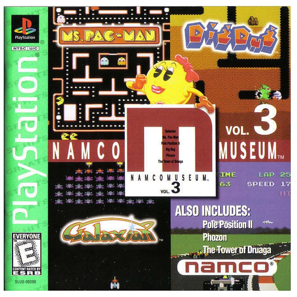 PS1U-NAMCO MUSEUM VOLUME 3