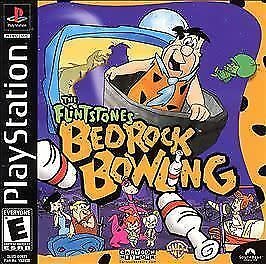 PS1U-THE FLINTSTONES BEDROCK BOWLING