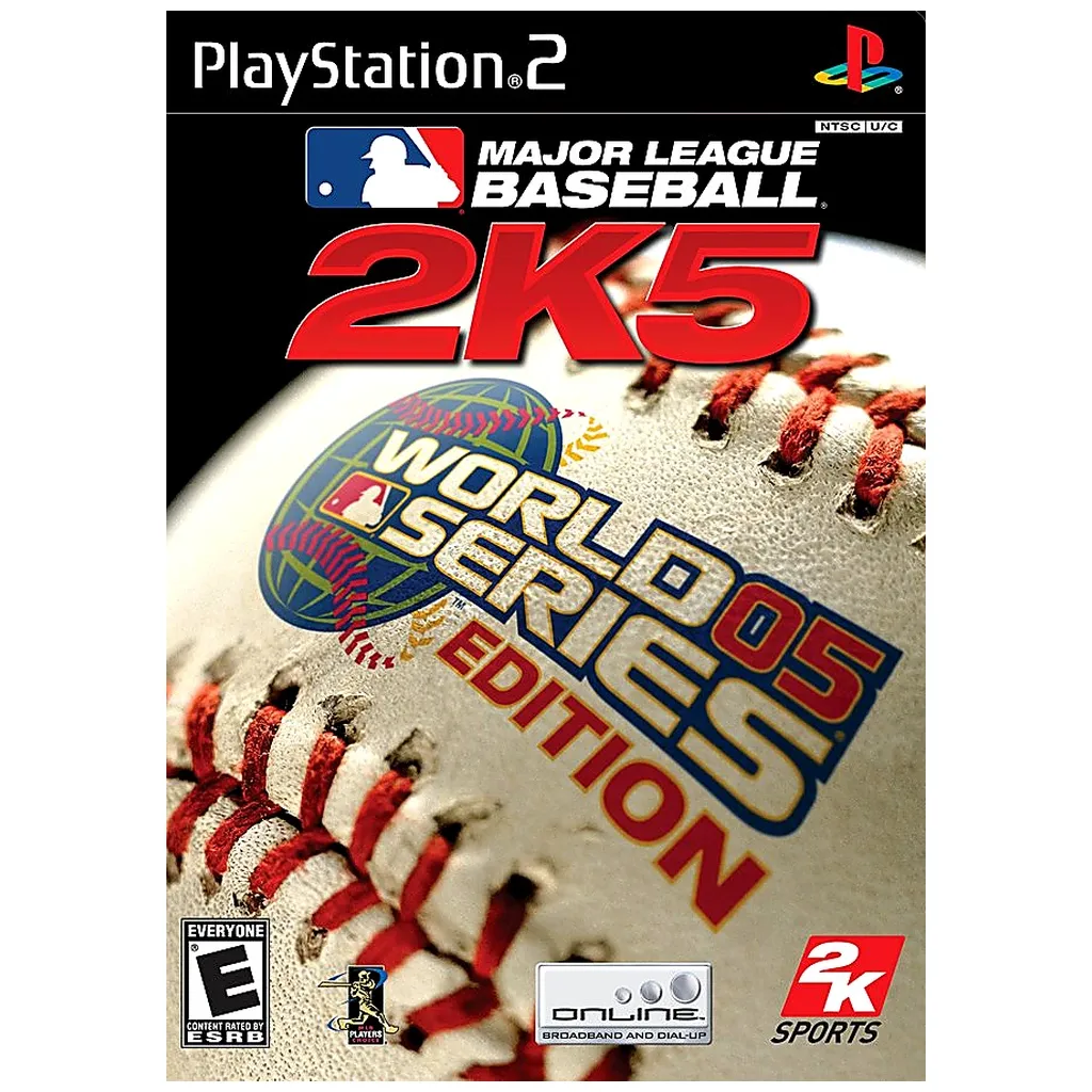 PS2U-MAJOR LEAGUE BASEBALL 2K5 WORLD SERIES