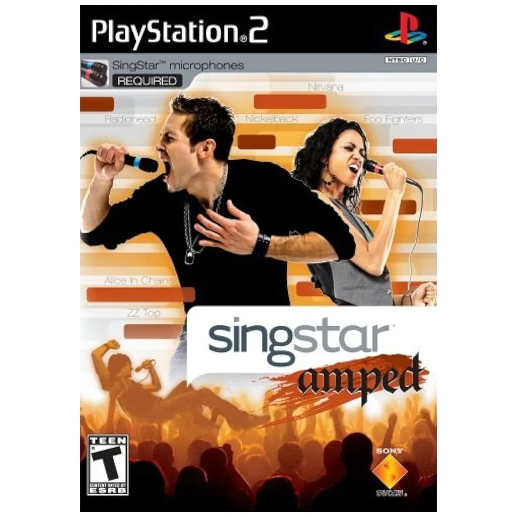 PS2U-SINGSTAR AMPED