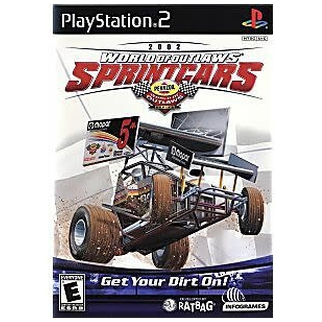PS2U-WORLD OF OUTLAWS SPRINT CARS 2002