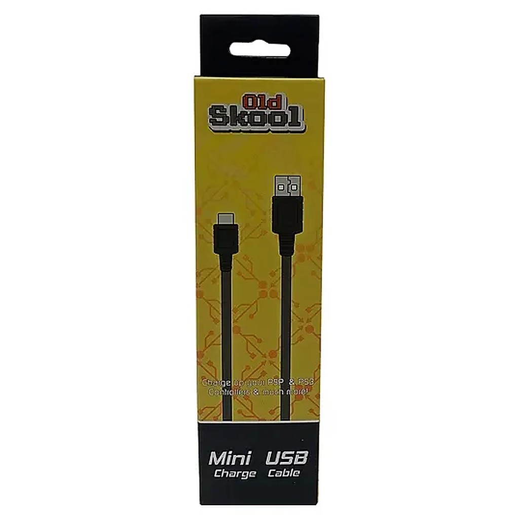 OLD SKOOL PS3 CHARGE CABLE (MINI USB)