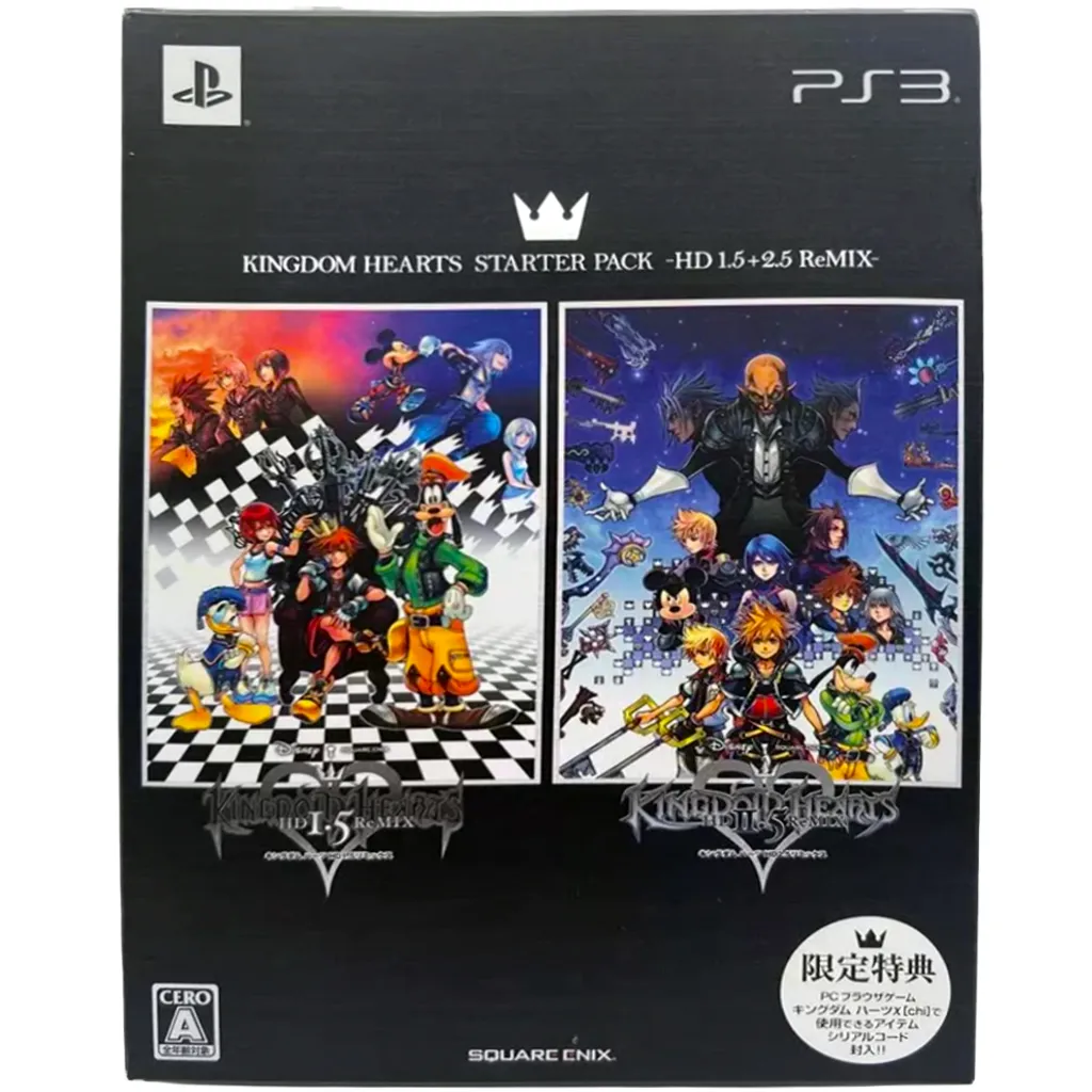 IMPORT-PS3U-KINGDOM HEARTS STARTER PACK HD 1.5 + 2.5 REMIX MANUAL