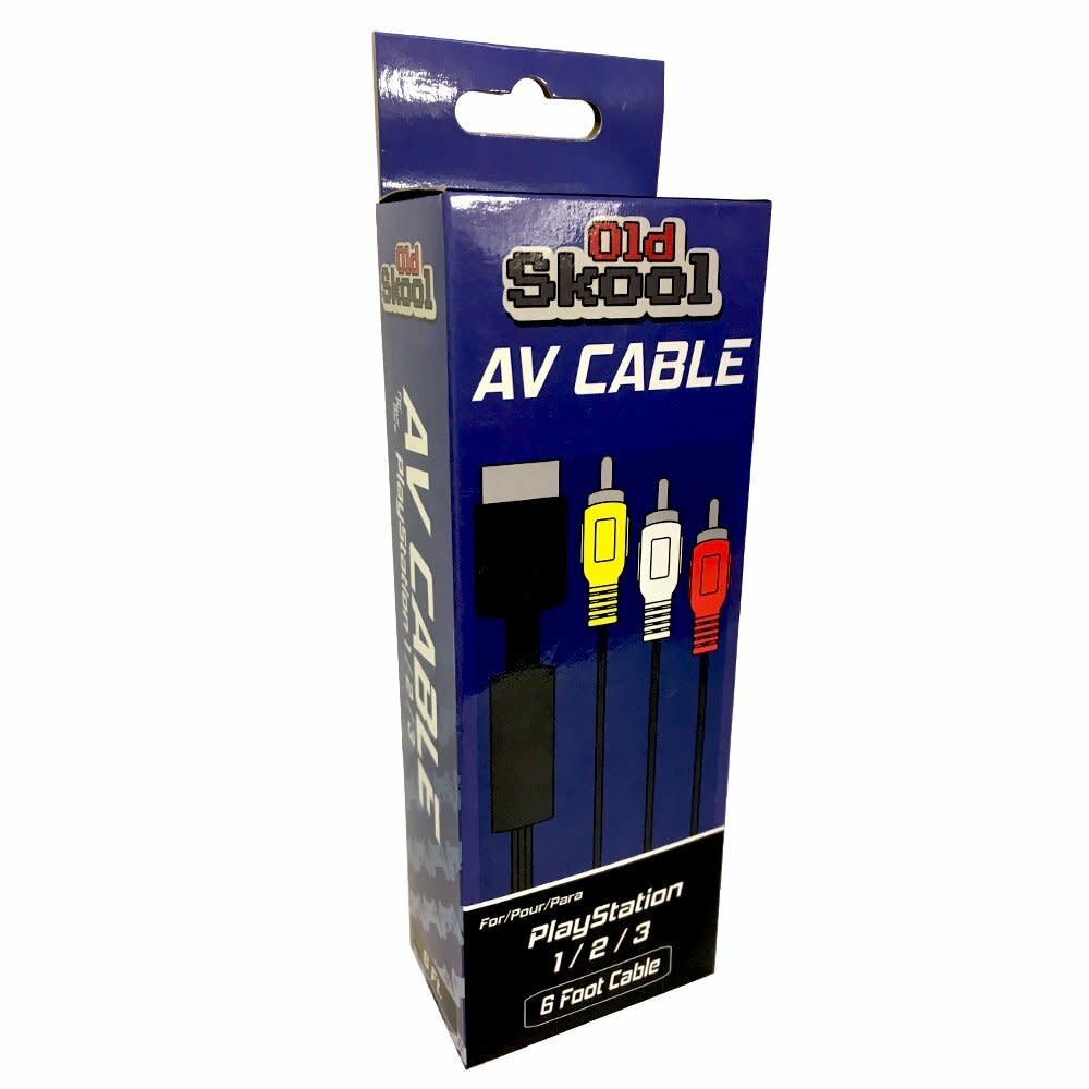 OLD SKOOL AV CABLE FOR PS1/PS2/PS3