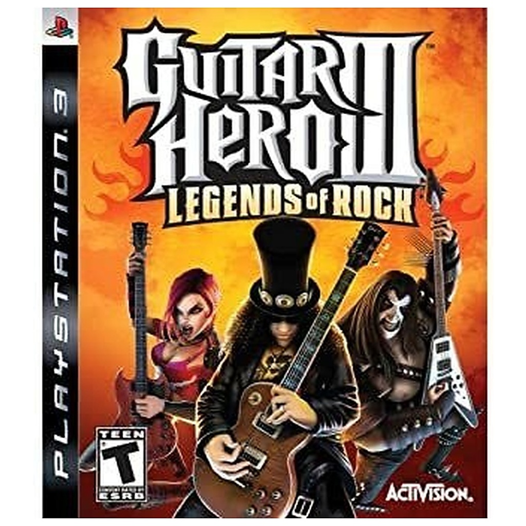 PS3U-GUITAR HERO III LEGENDS OF ROCK - GAME ONLY