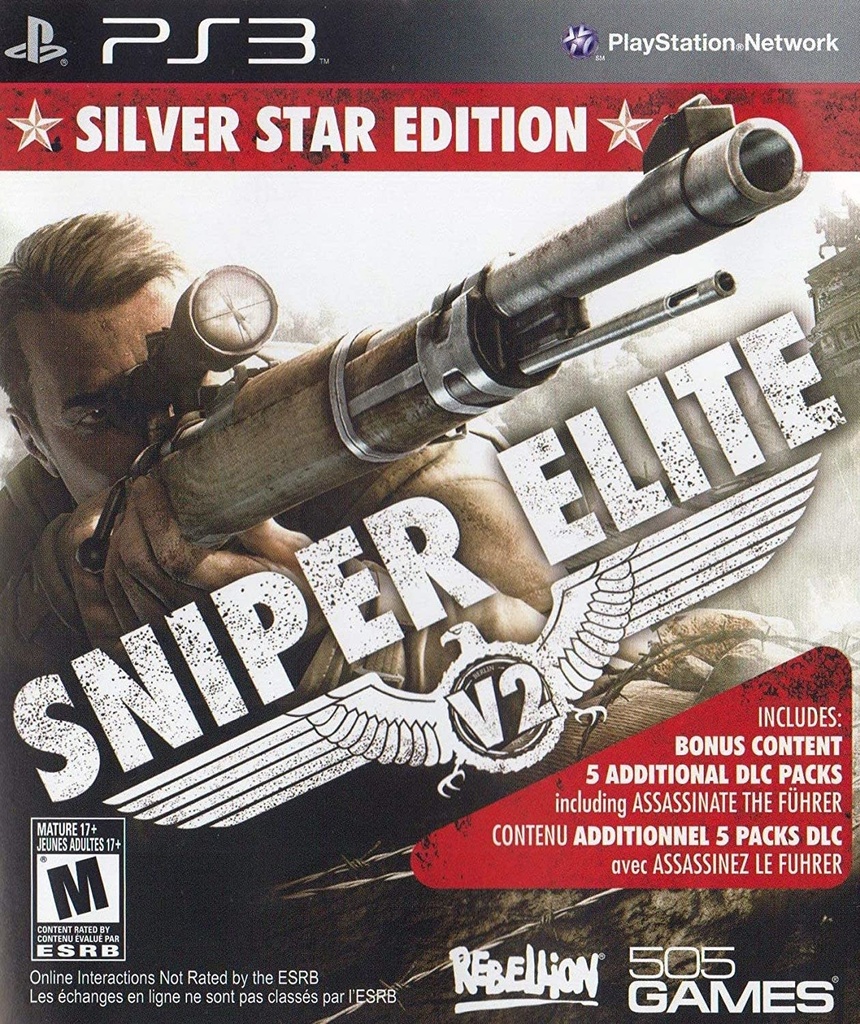 PS3U-SNIPER ELITE 2 - SILVER STAR