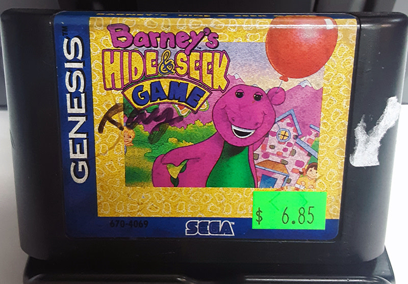 SGU-BARNEY'S HIDE AND SEEK GAME (CARTRIDGE)