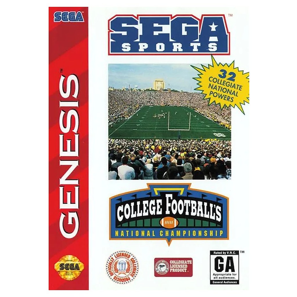 SGU-COLLEGE FOOTBALL'S NATIONAL CHAMPIONSHIP (BOXED NO MANUAL)