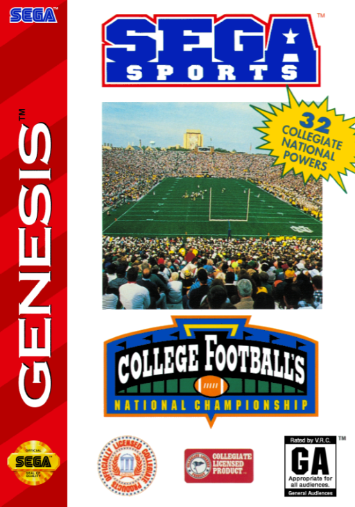 SGU-COLLEGE FOOTBALL'S NATIONAL CHAMPIONSHIP (CARTRIDGE)