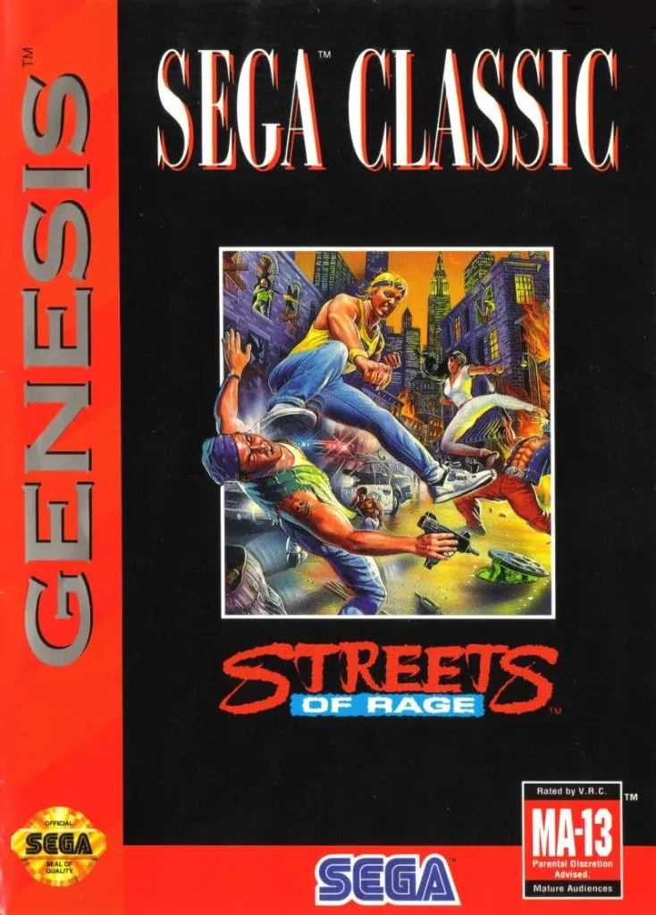 SGU-STREETS OF RAGE BOXED (SEGA CLASSIC NO MANUAL)