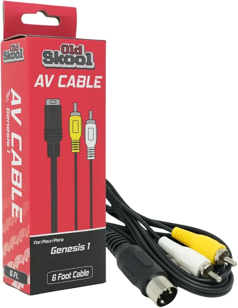 OLD SKOOL AV CABLE FOR GENESIS 1