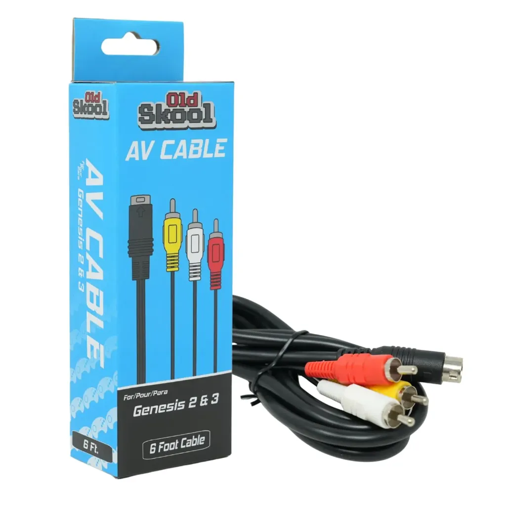 OLD SKOOL AV CABLE FOR GENESIS 2 & 3