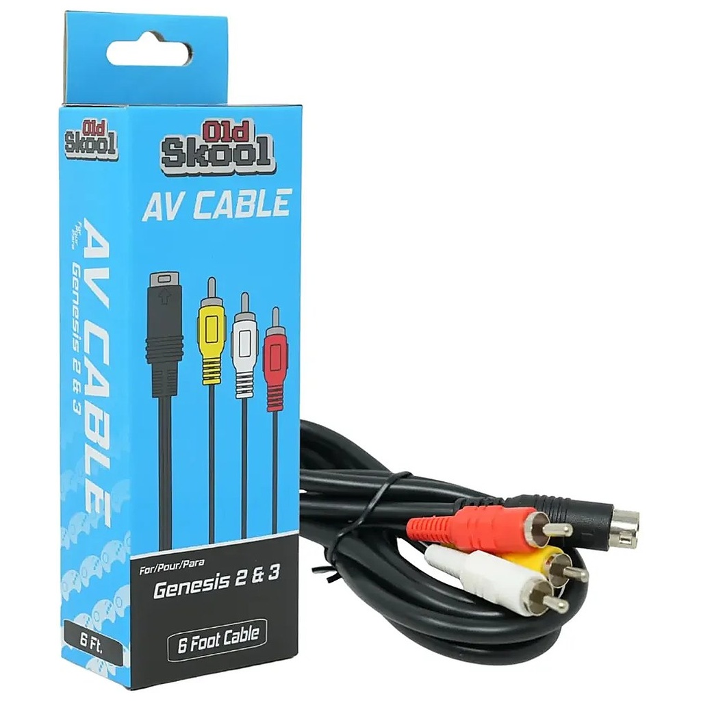 OLD SKOOL AV CABLE FOR GENESIS 2 & 3