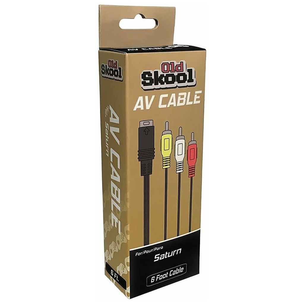 OLD SKOOL AV CABLE FOR SEGA SATURN