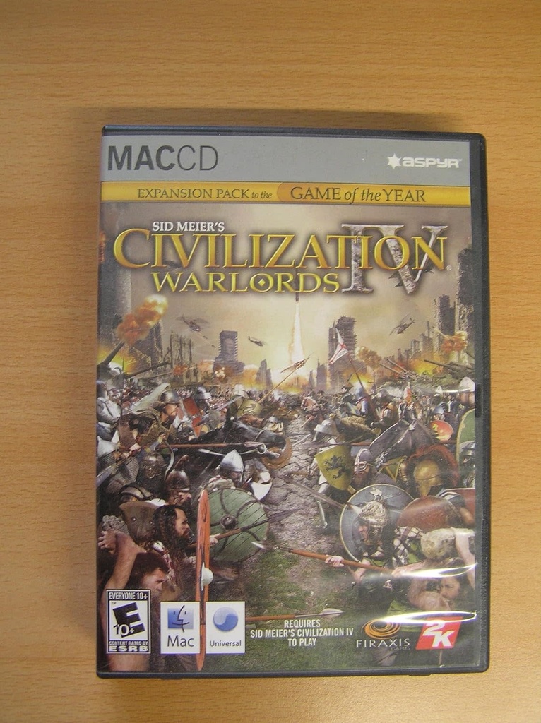 MAC-SID MEIER'S CIVILIZATION IV WARLORDS EXPANSION PACK