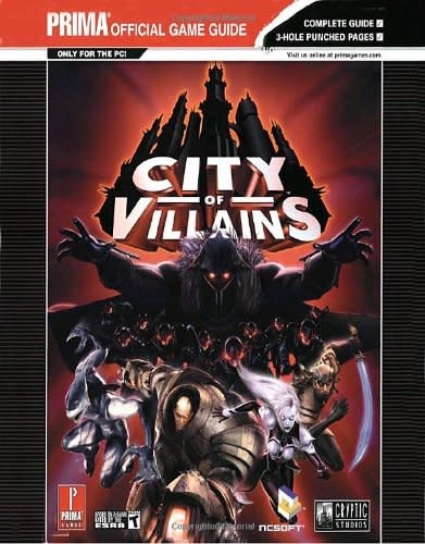 [210000036926] PC-CITY OF VILLAINS PRIMA OFFICIAL GAME GUIDE BINDER (BRAND NEW SEALED)