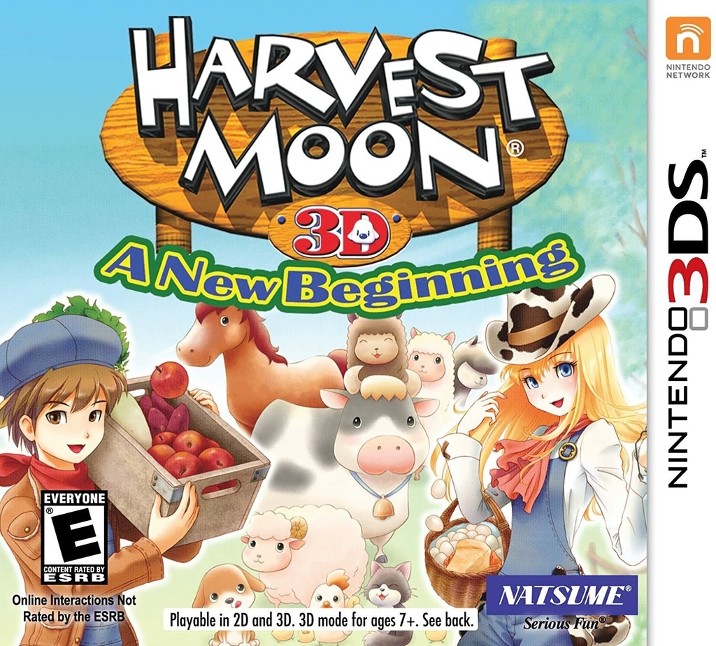 3DS-HARVEST MOON: A NEW BEGINNING