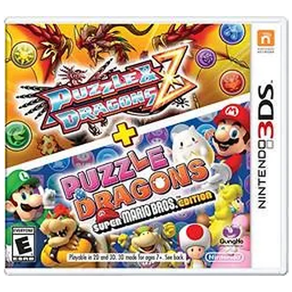 [210000038022] 3DSU-PUZZLE DRAGONS + SUPER MARIO EDITION (No Manual)
