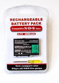 NINTENDO DS LITE BATTERY PACK REPLACEMENT RECHARGABLE