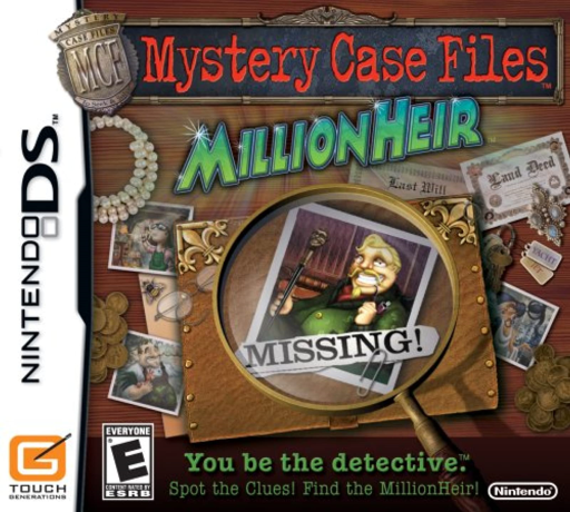 DSU-MYSTERY CASE FILES MILLIONHEIR (CHIP ONLY)