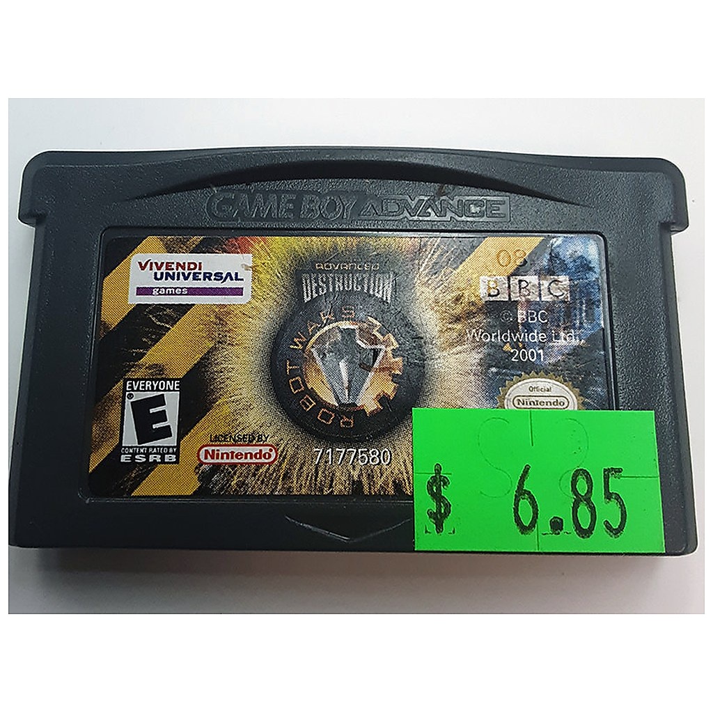 GBAU-ADVANCED DESTRUCTION ROBOT WARS (CARTRIDGE)