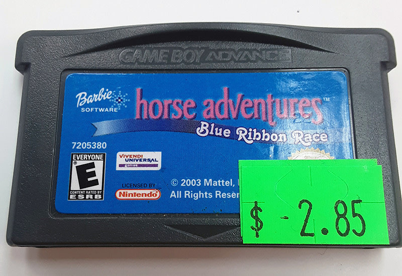 GBAU-BARBIE HORSE ADVENTURES BLUE RIBBON RACE (CARTRIDGE)