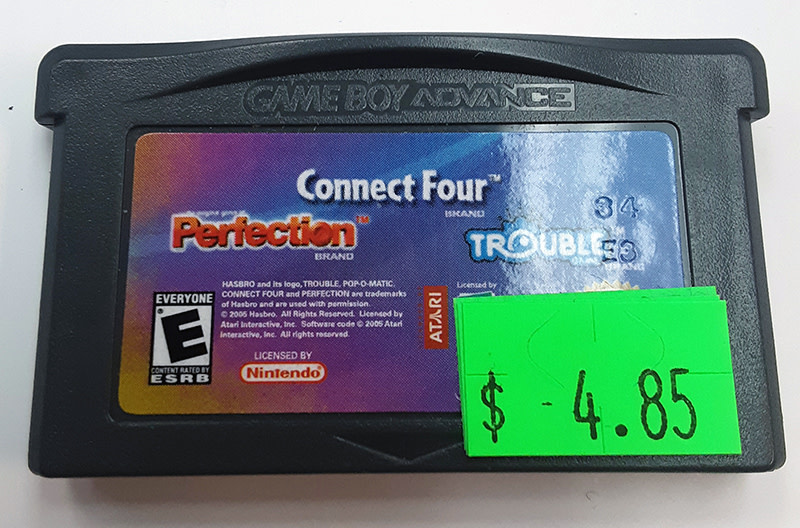 GBAU-CONNECT FOUR / PERFECTION / TROUBLE (CARTRIDGE)