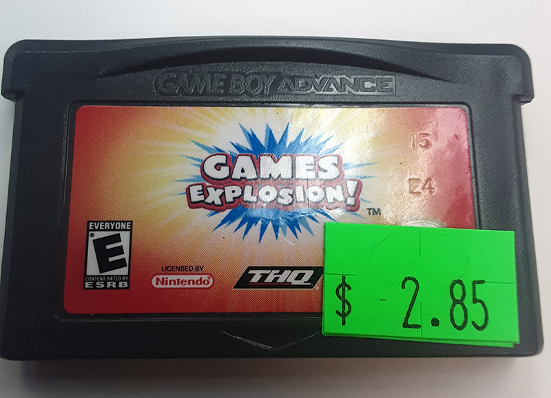 GBAU-GAMES EXPLOSION! (CARTRIDGE)