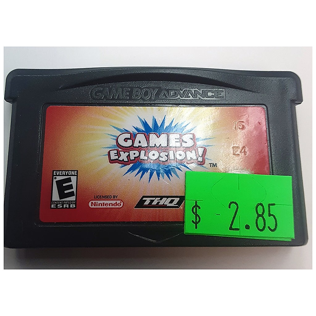 GBAU-GAMES EXPLOSION! (CARTRIDGE)